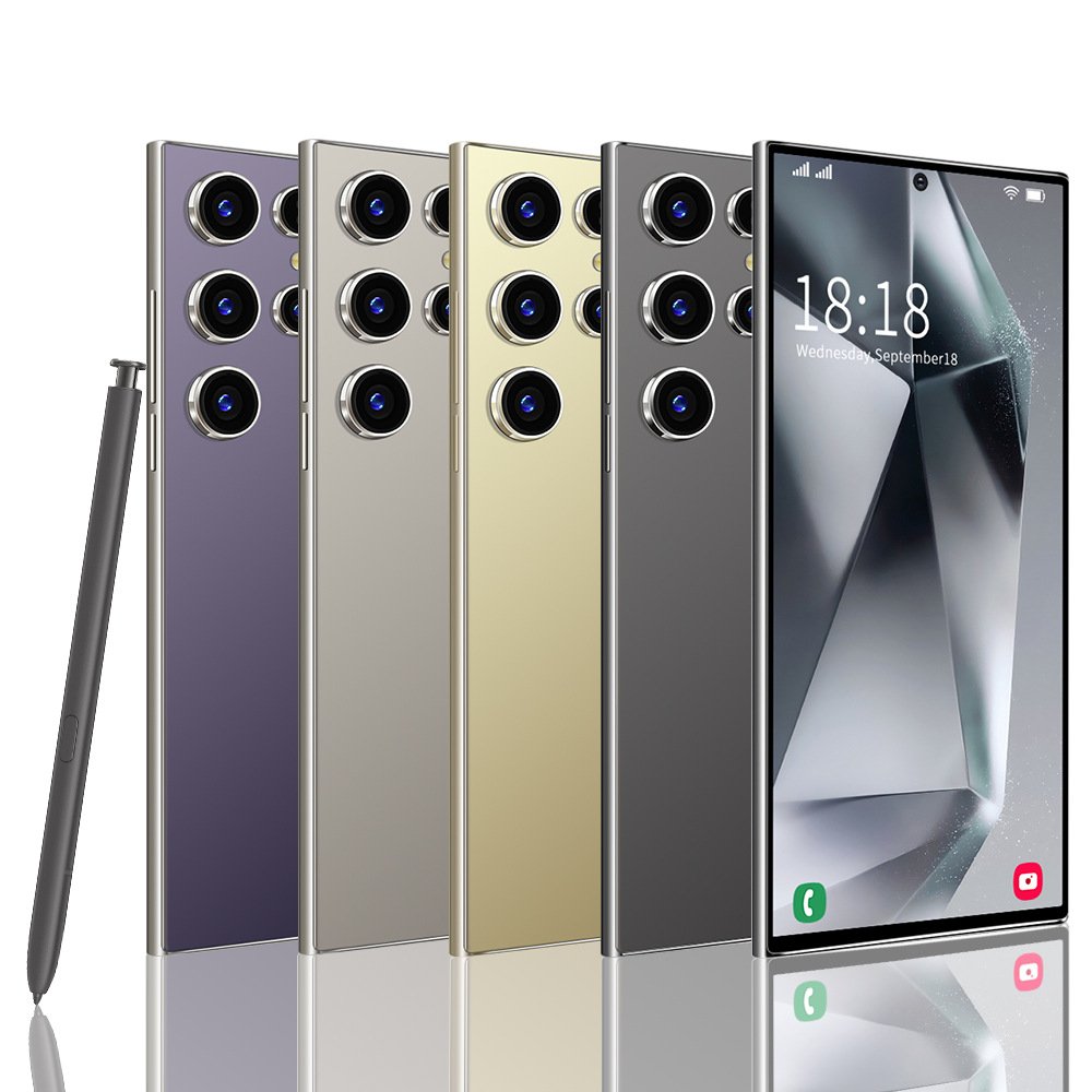 New S24 Ultra 5G phone 7.3 inch 16Gb+1TB Android smartphone Android 13 64MP 7000Amh HD screen phone