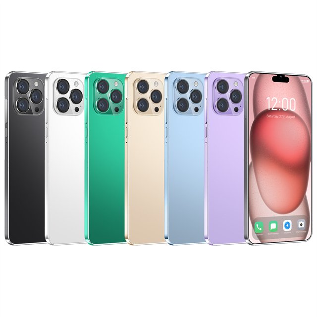 Cheap Big Hit Smart Mobail 4G Android Phones Online 7.3-inch I Phone 15 Pro Max 5g Smartphones Rugged Cell Phone Has 16gb 512g