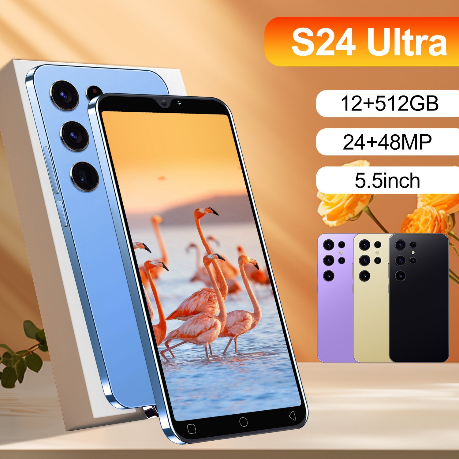 Cheap Original phones s24 ultra Smartphones For s24 ultra 16GB+1TB 5G Dual SIM Cellphone Mobile Phone s24 ultra 5g smartphone