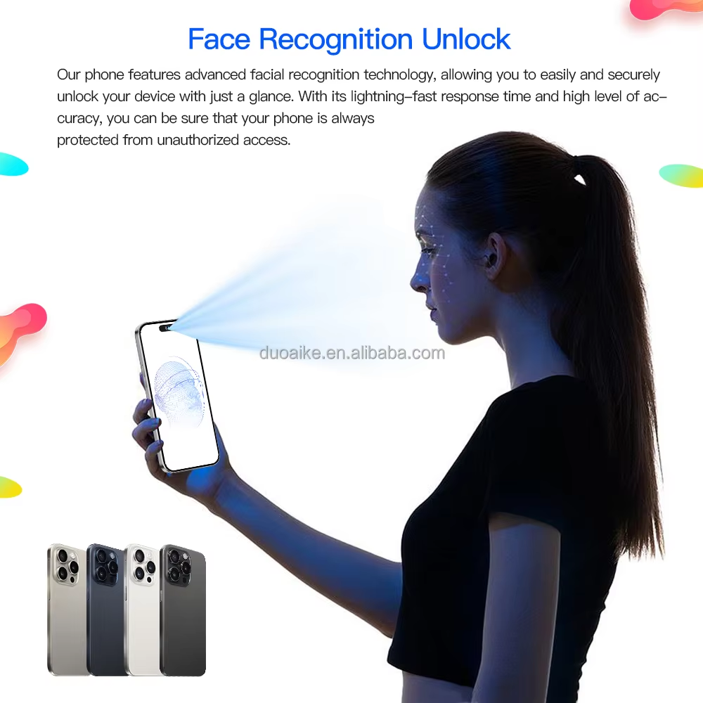 Hot sell wholesale smartphone 15 promax Global unlocked version 512GB/1TB 6.7inch android clone mobile phones 5G