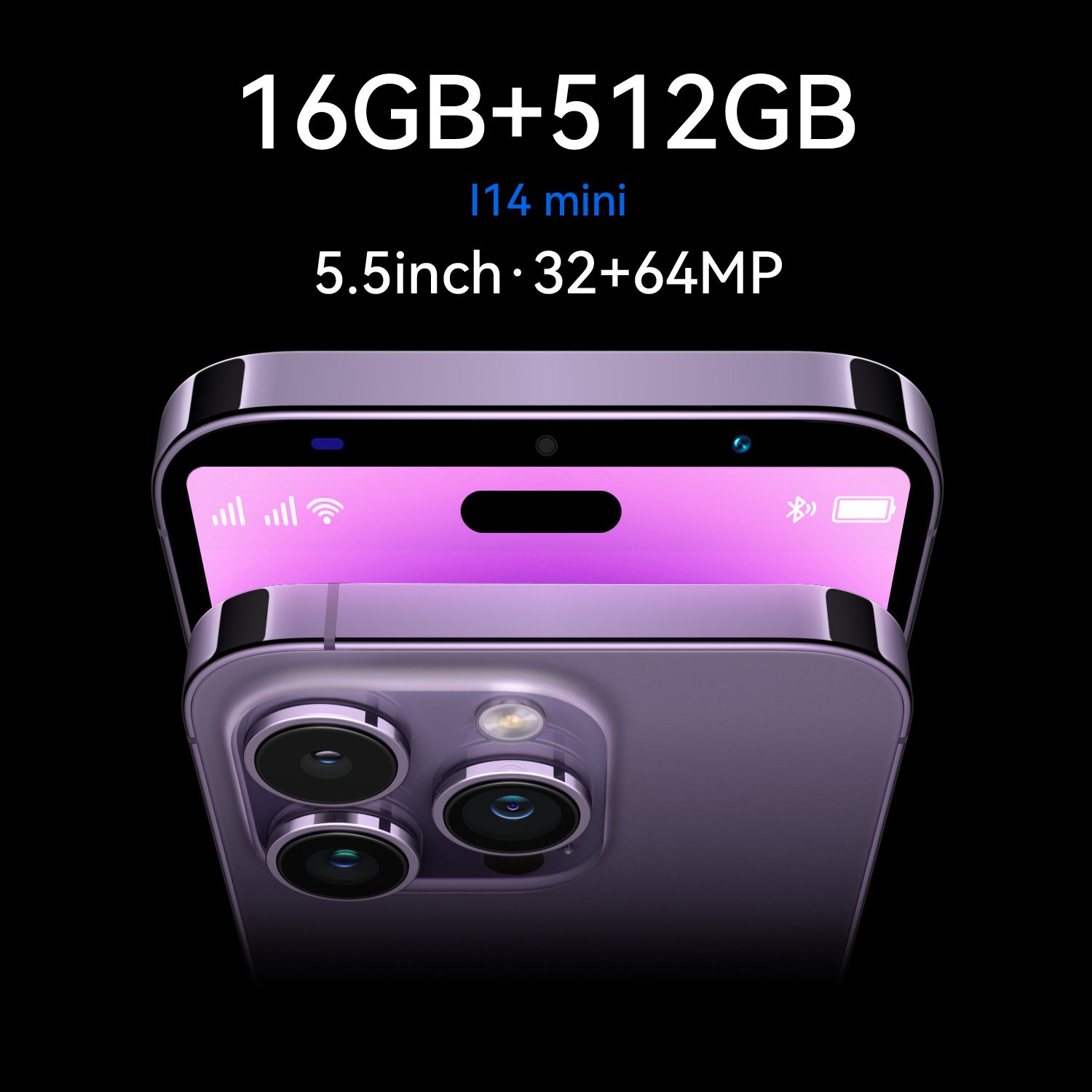 i For Phone 14 Pro Max 5G Smartphone Cell Phone Smartphone Telefone I14 Android Feature Gaming Mobile Phones