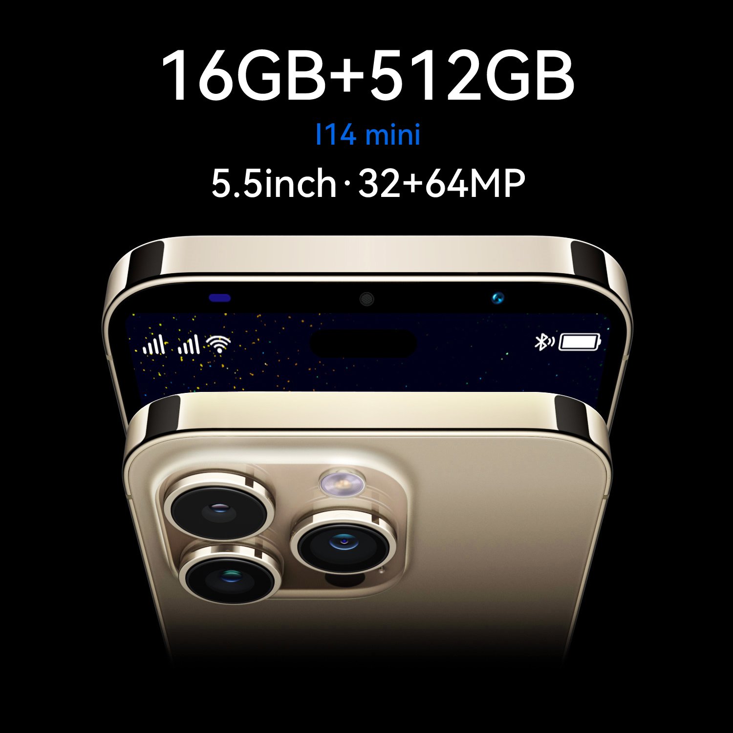 i For Phone 14 Pro Max 5G Smartphone Cell Phone Smartphone Telefone I14 Android Feature Gaming Mobile Phones