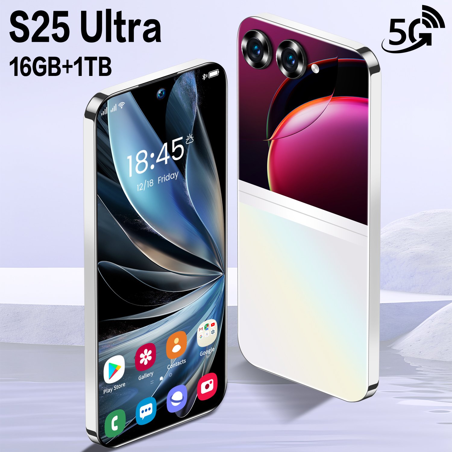 Tecno 10 Pro 5g S25 Ultra+ Android Smartphone 2 Sim Camera Cellphone Global Game Mobilephone 5g Smartphone