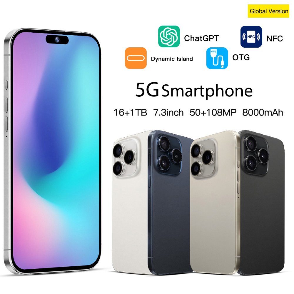 Slimoro Fast Delivery Cell Phone 1TB 5G Smartphone Deal Telefono Installment Mobile Phone Online Factory Dropshipping Cell Phone