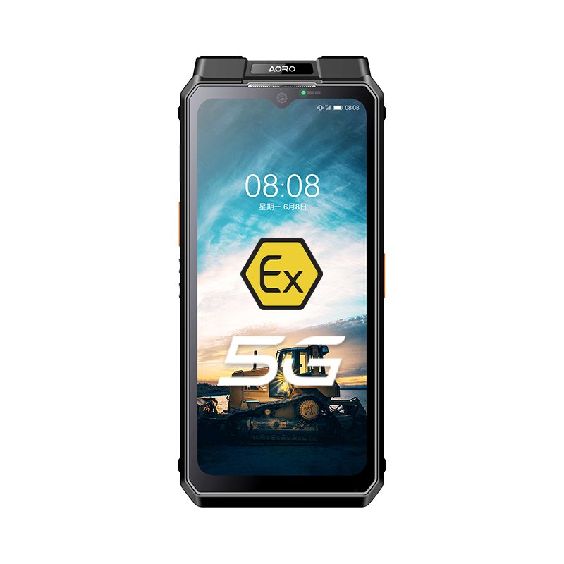 AORO M8 5G 256GB NFC Fingerprint Smartphones ATEX Intrisically Safe IECEx ZONE 2 Explosion proof Telephone Rugged Phone