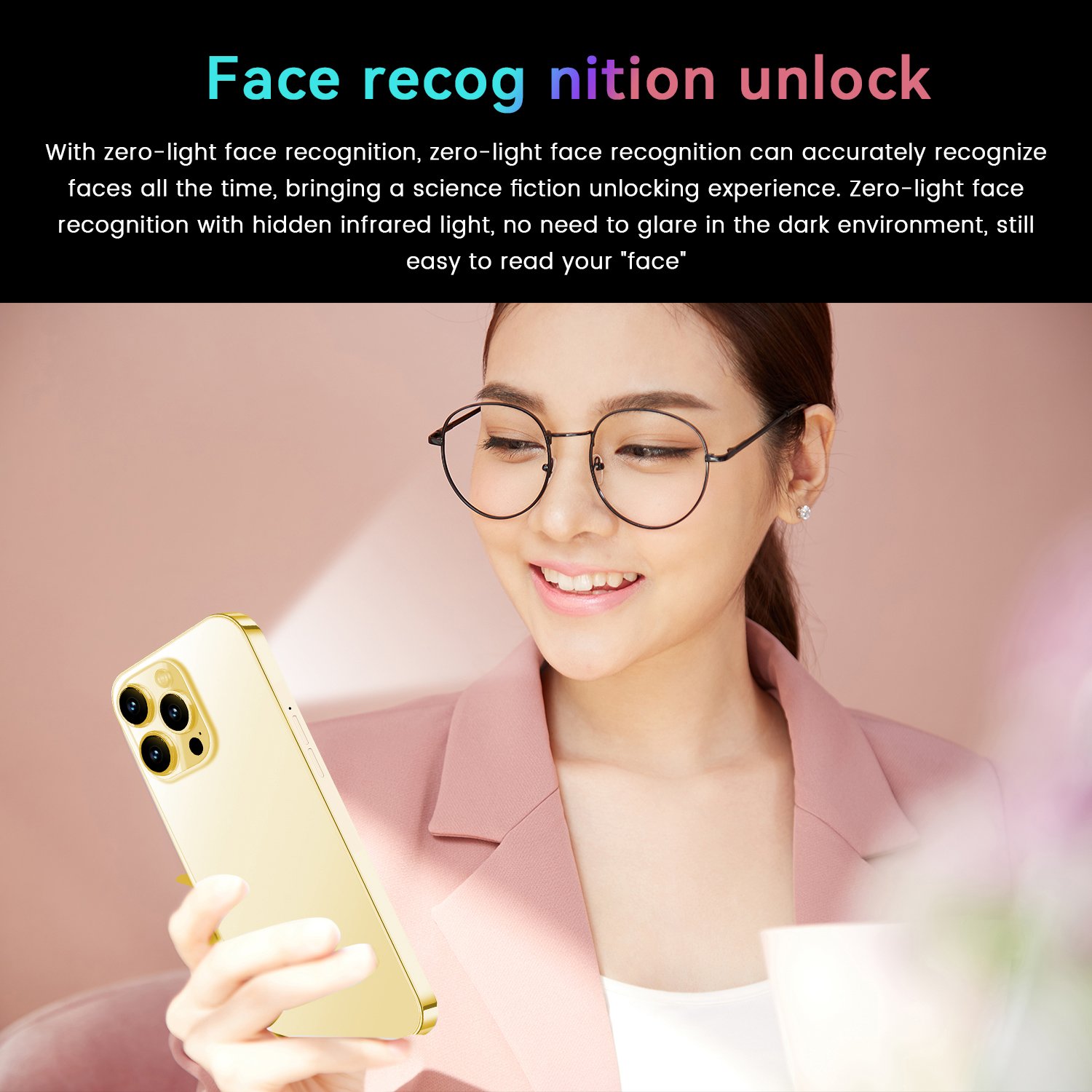 2023 Hot New 14 pro max Phone 7.3 Inch 128GB Android 5G Smartphone Face ID Android 13 Wholesale Cellphone Mobile Phones