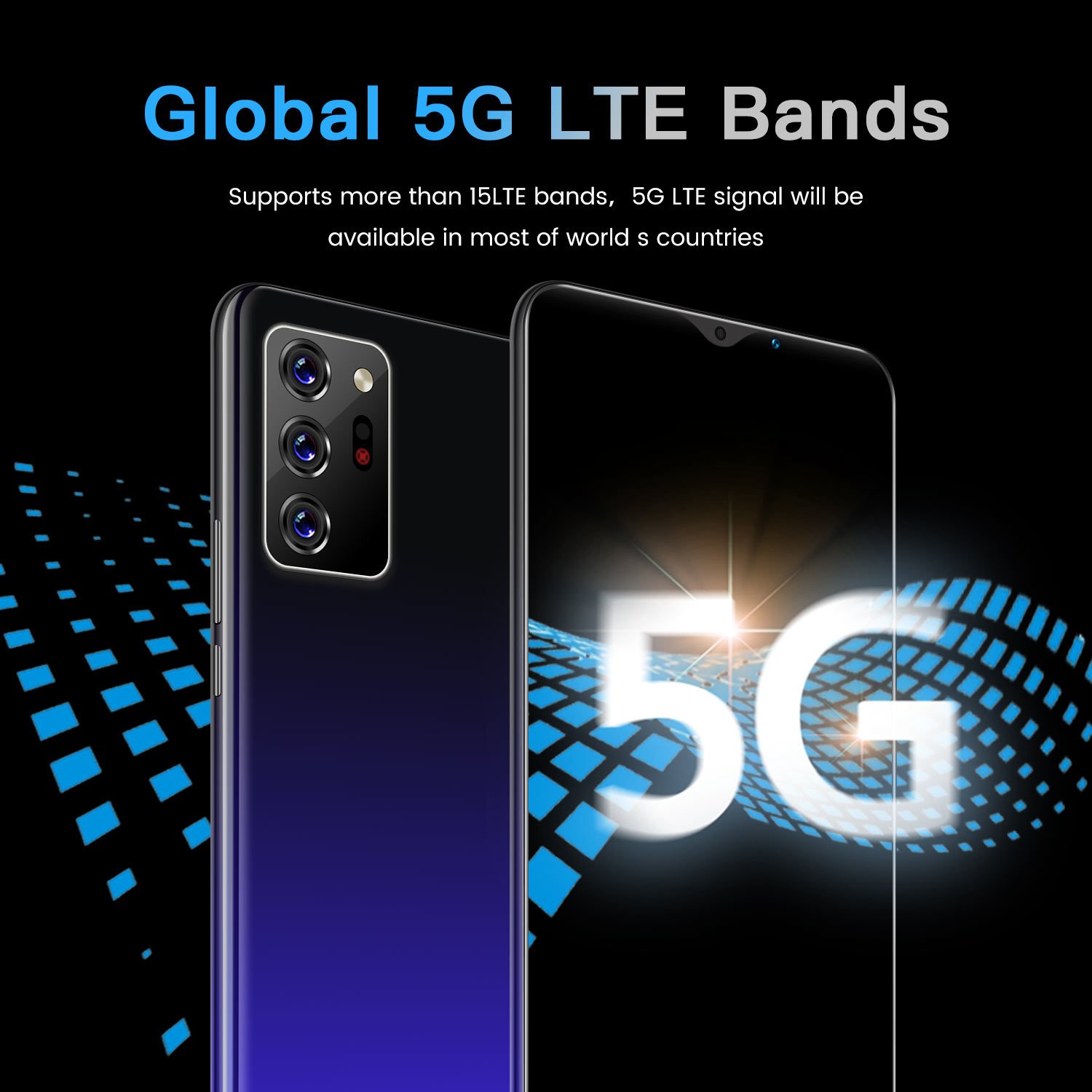 Low Price Cell Phones 5G Smartphone Unlocked Android Global Version Custom Note30 Plus Cheapest Unbranded New China 2MP LCD 60hz