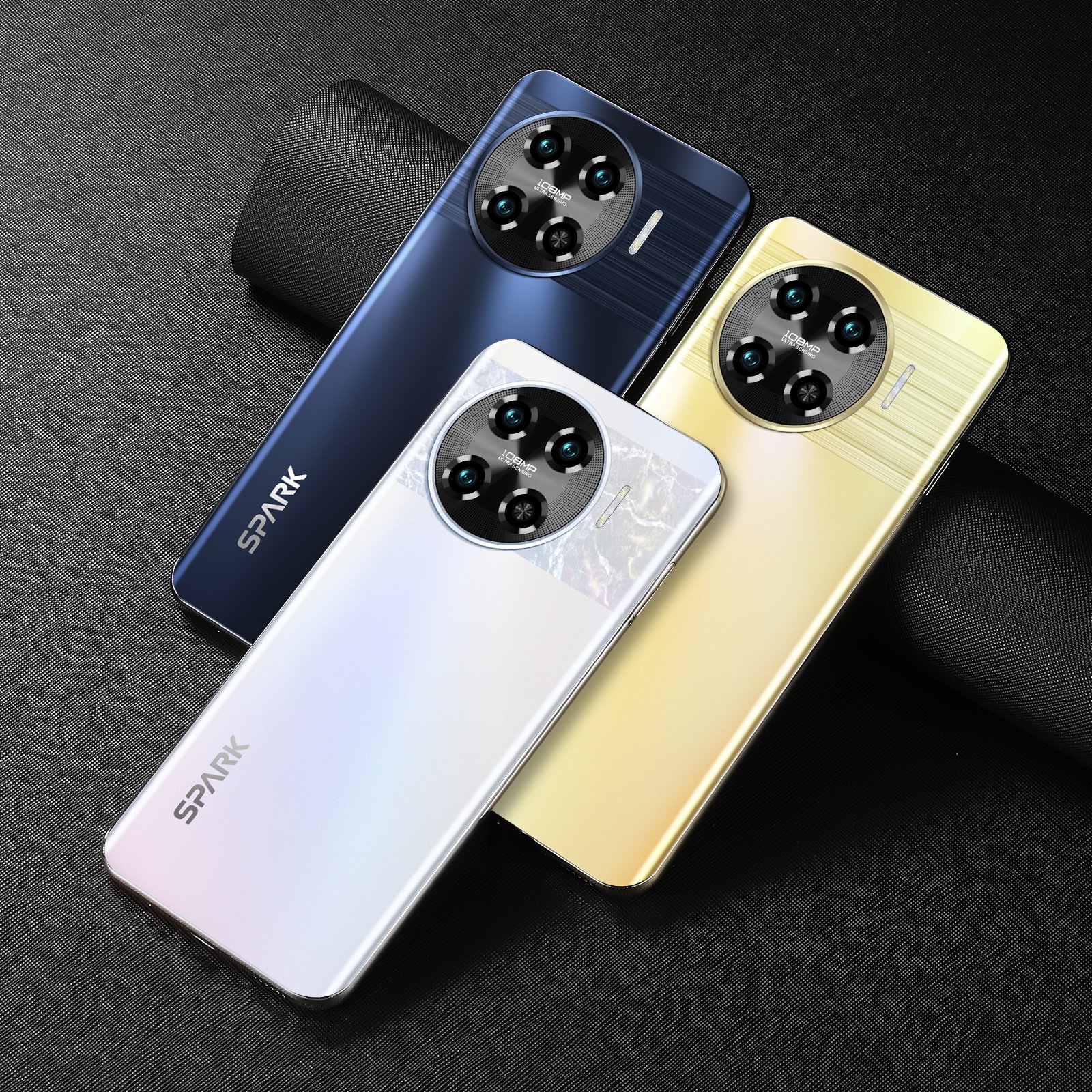 New Global Spark20 Pro Cell Phone 7.3 Inch Big Screen 5G Smartphone 16GB+1TB Dual SIM Android Mobile Phone Spark20 Pro