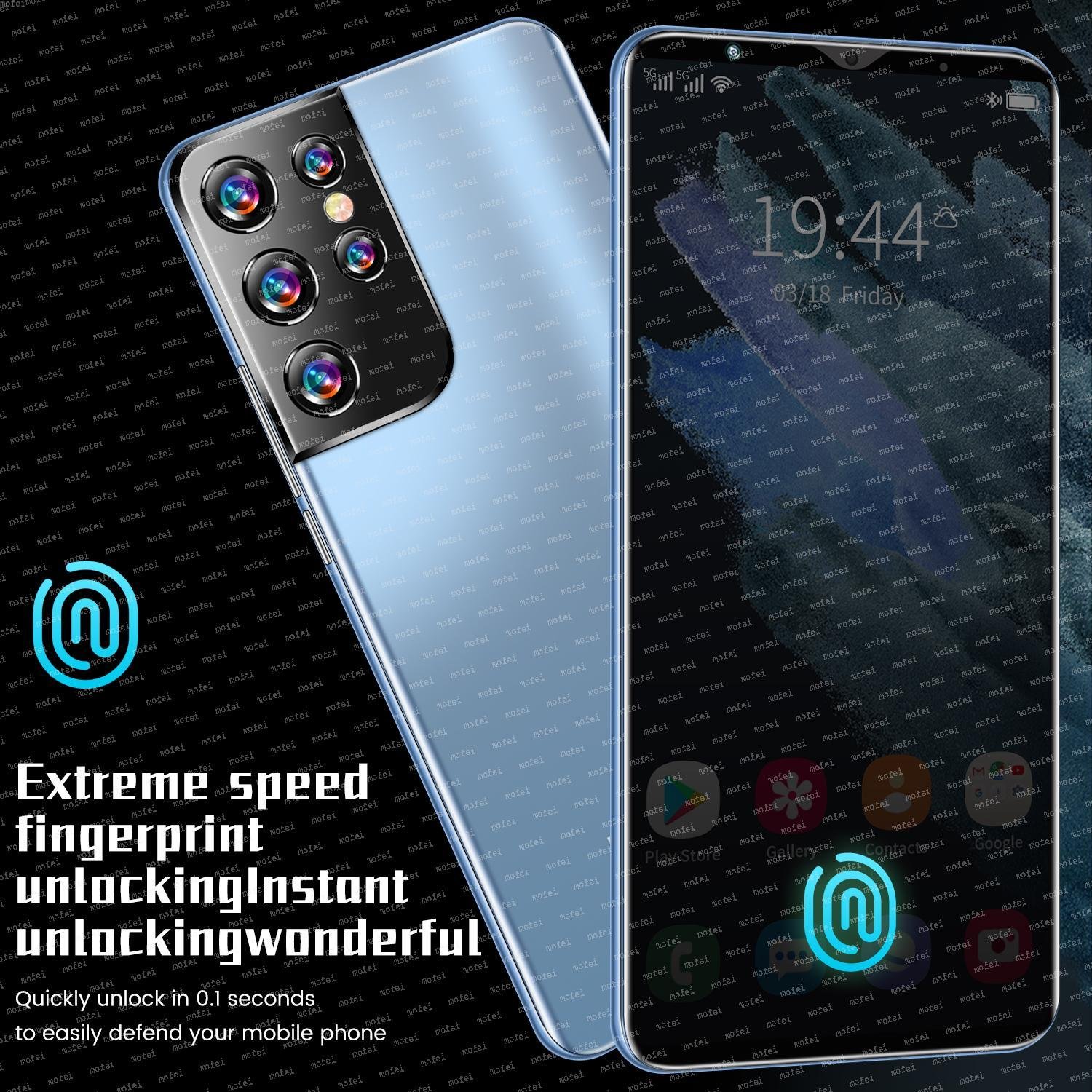 New S21+ Ultra China Custom Mobile Android Phones 5g Lte Smartphone Cheap Phones 4g Wholesale Unlocked Smartphones