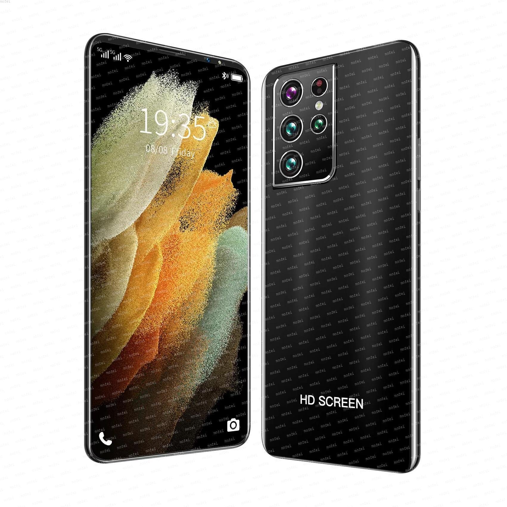 New S21+ Ultra China Custom Mobile Android Phones 5g Lte Smartphone Cheap Phones 4g Wholesale Unlocked Smartphones