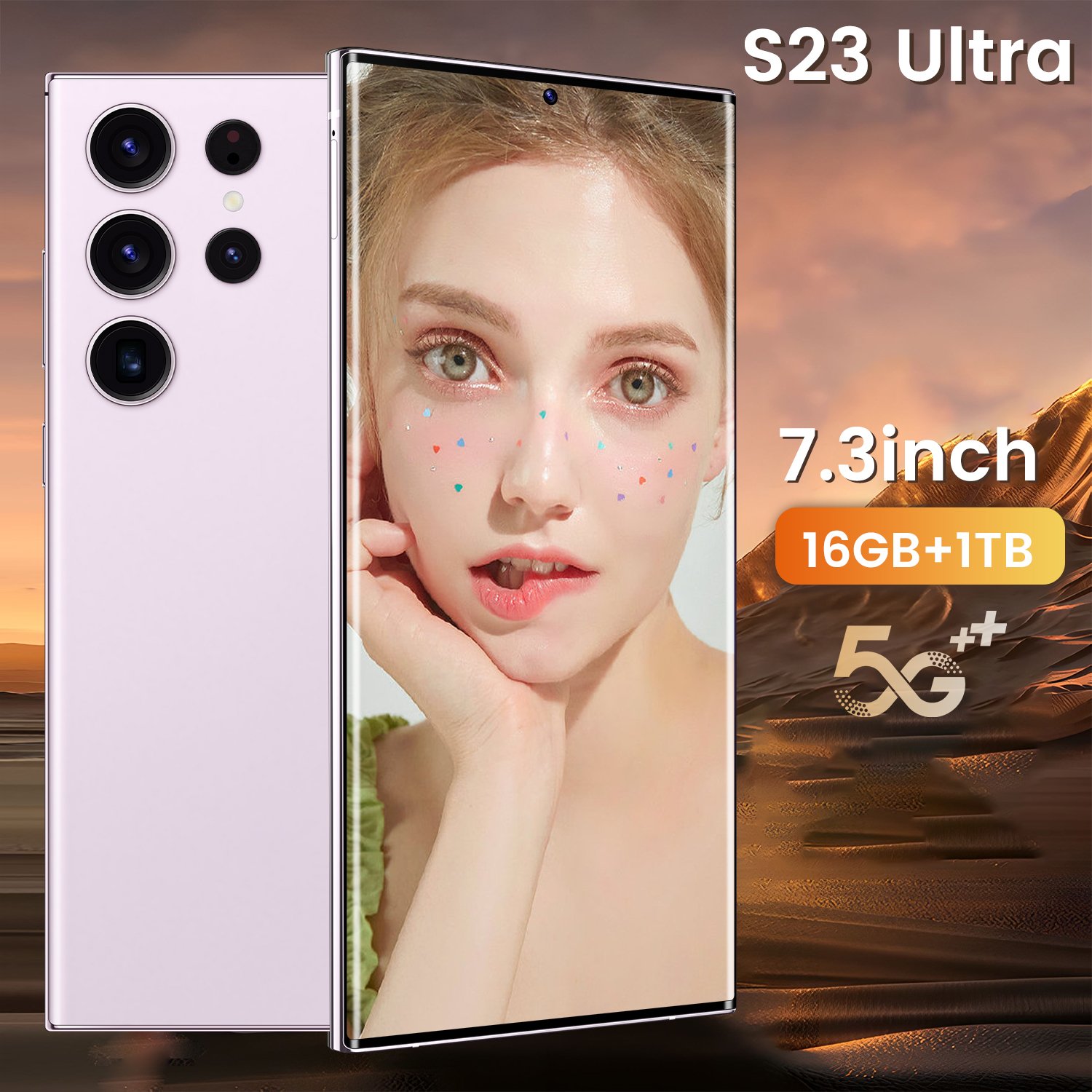 Original mobile phone S23 Ultra 7.3 inch 16GB+1TB Face ID Unlocked Cellphones mobile phone 5G Smartphones