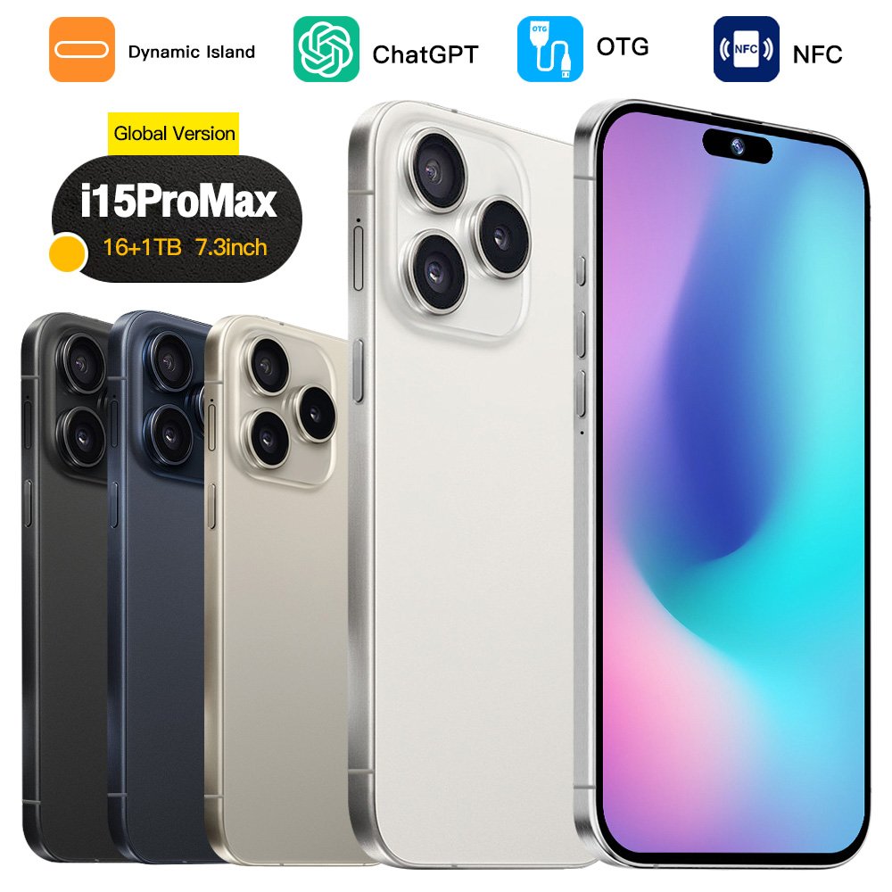 Slimoro Brand New Rugged Original Cell Unlocked Telephone Occasion En Gros Mobile Phone Smartphone 5G 15 Pro Max 16 15 14 I16 13