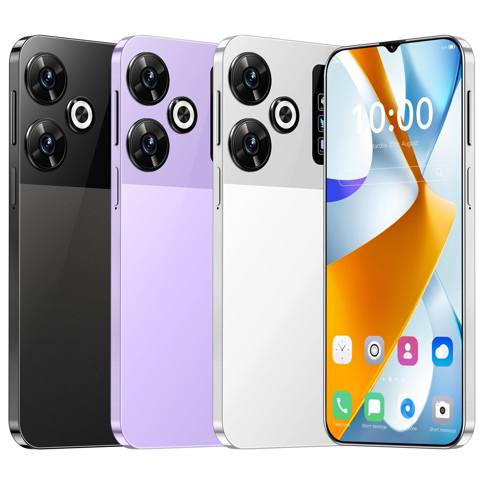 Original M6 Pro 7.3inch 16GB+1TB Android Smartphones Fingerprint Unlocked Long Standby Deca Core 4G/5G products cheap
