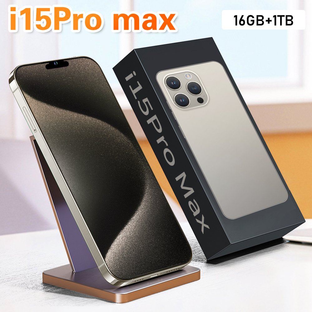 2024 New 15 pro max 6.8 inch screen original 5G smartphone 8GB+512GB unlocked i cell phone 15 pro max clone