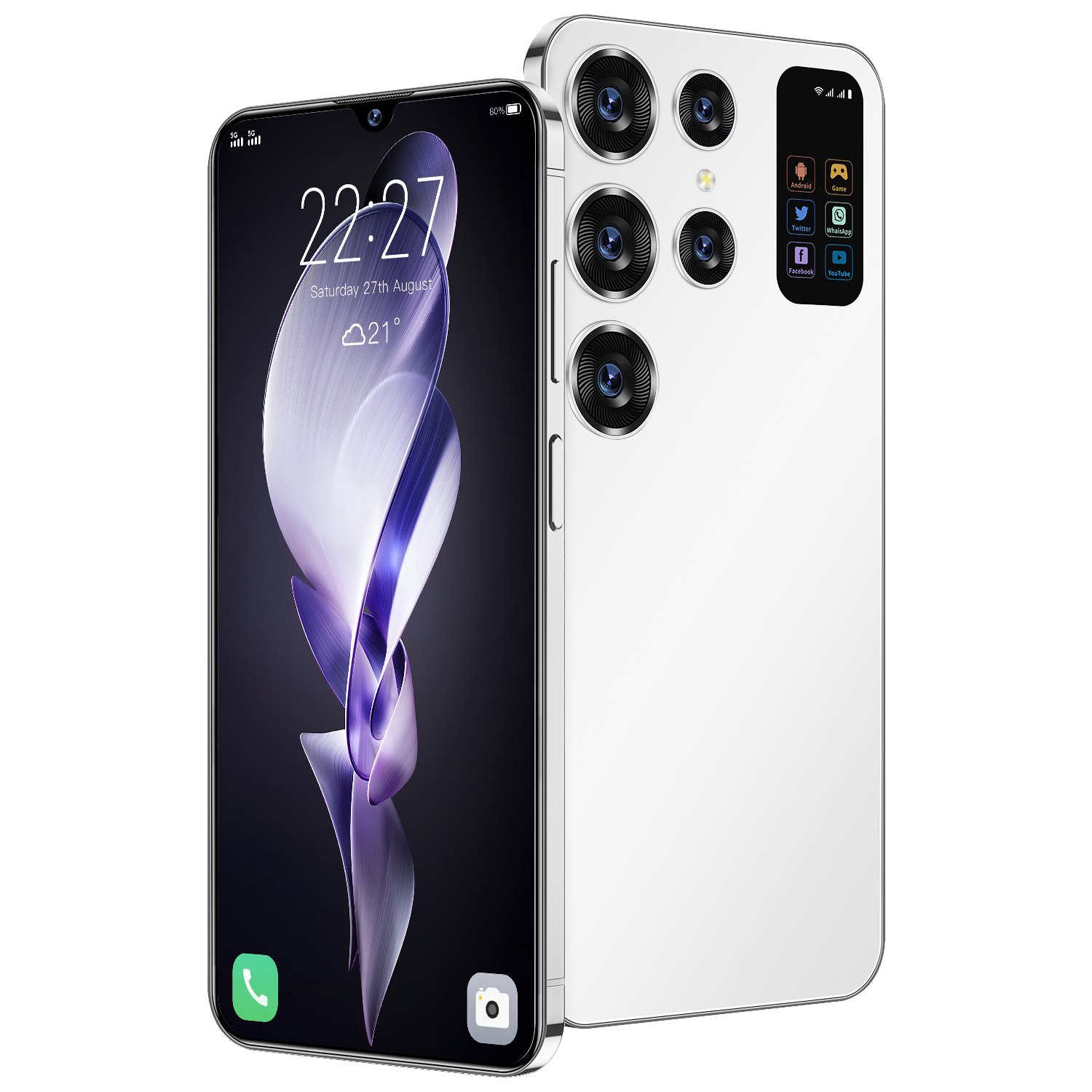 Wholesale S24 5G 7.0 Inch s24 ultra Mobile Phone 16GB+1TB Large Memory Big Screen Smart Phone Cheap Gaming Cellphone