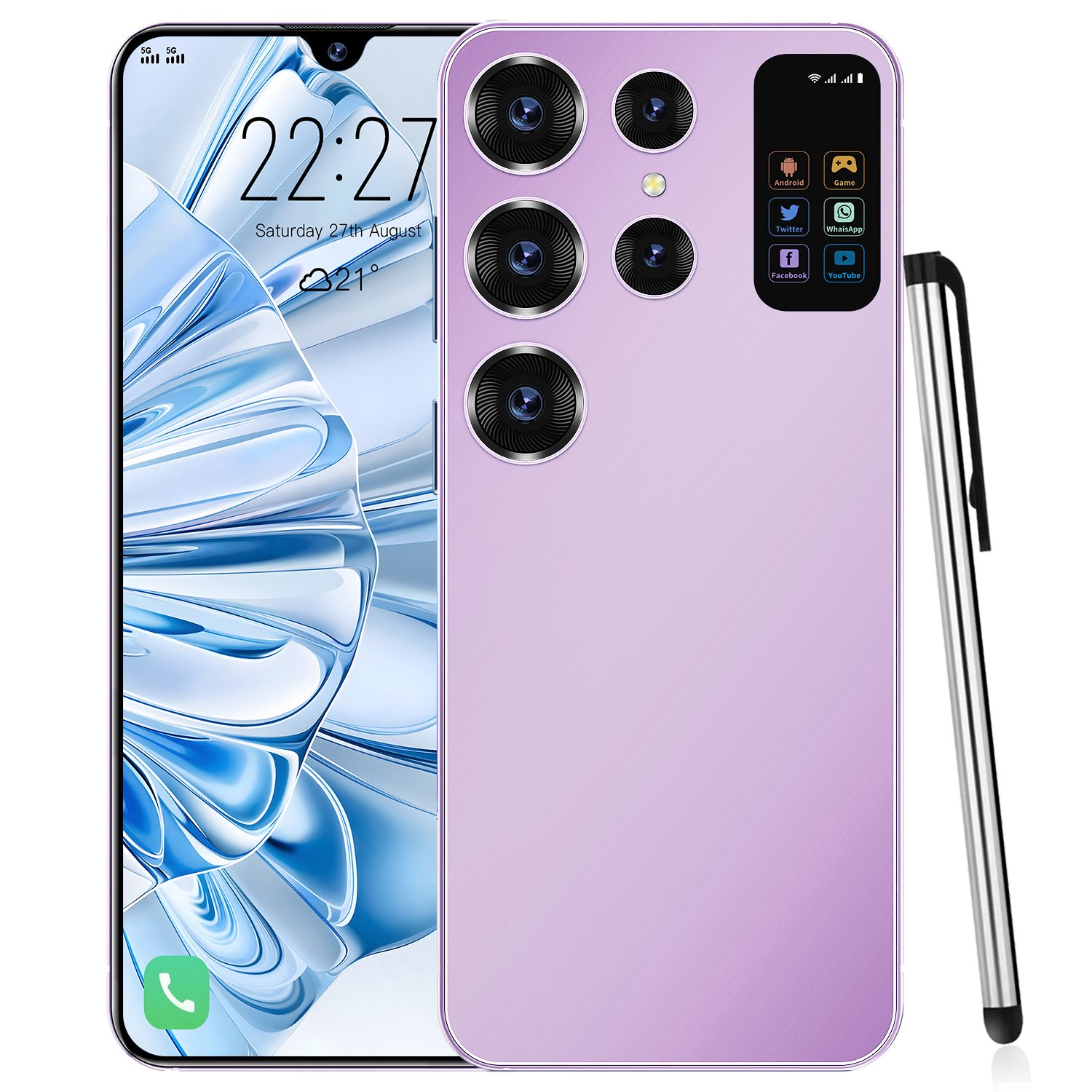 wholesale Galaxy S24 Ultra smart phone Android 8.1 Dual SIM Gesichts ID Smartphone 2GB+16GB unlock mobile phones
