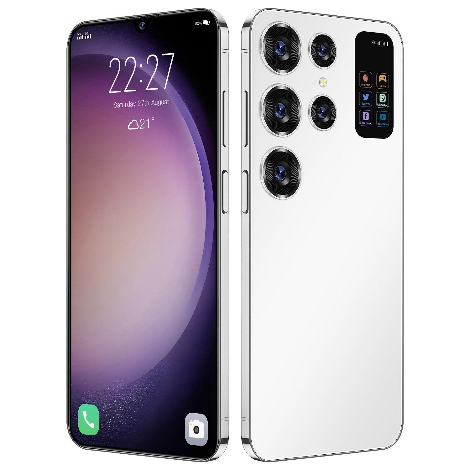 wholesale Galaxy S24 Ultra smart phone Android 8.1 Dual SIM Gesichts ID Smartphone 2GB+16GB unlock mobile phones