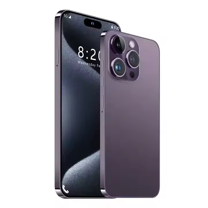 2024 I15 Phone 15 Pro Max 5g Smartphone New Arrival 6.7 Inches 16gb+512gb Phone 15 Clone Unlocked Android