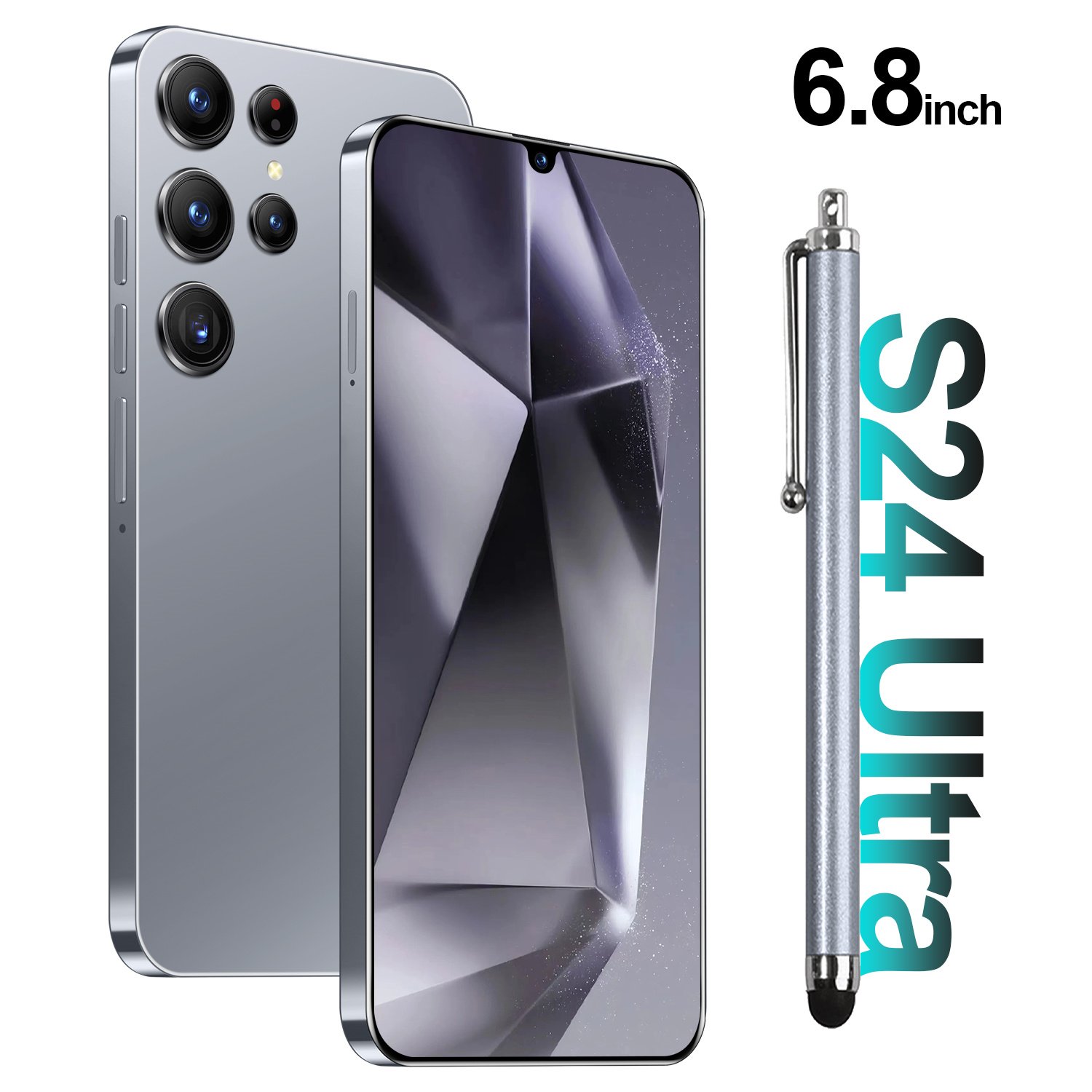 New Original 5G Smartphone Galaxy S24 Ultra 6.8 inch Big Screen 12GB+512GB Smartphone Android 13 FOR Brand New Clone S24 Ultra