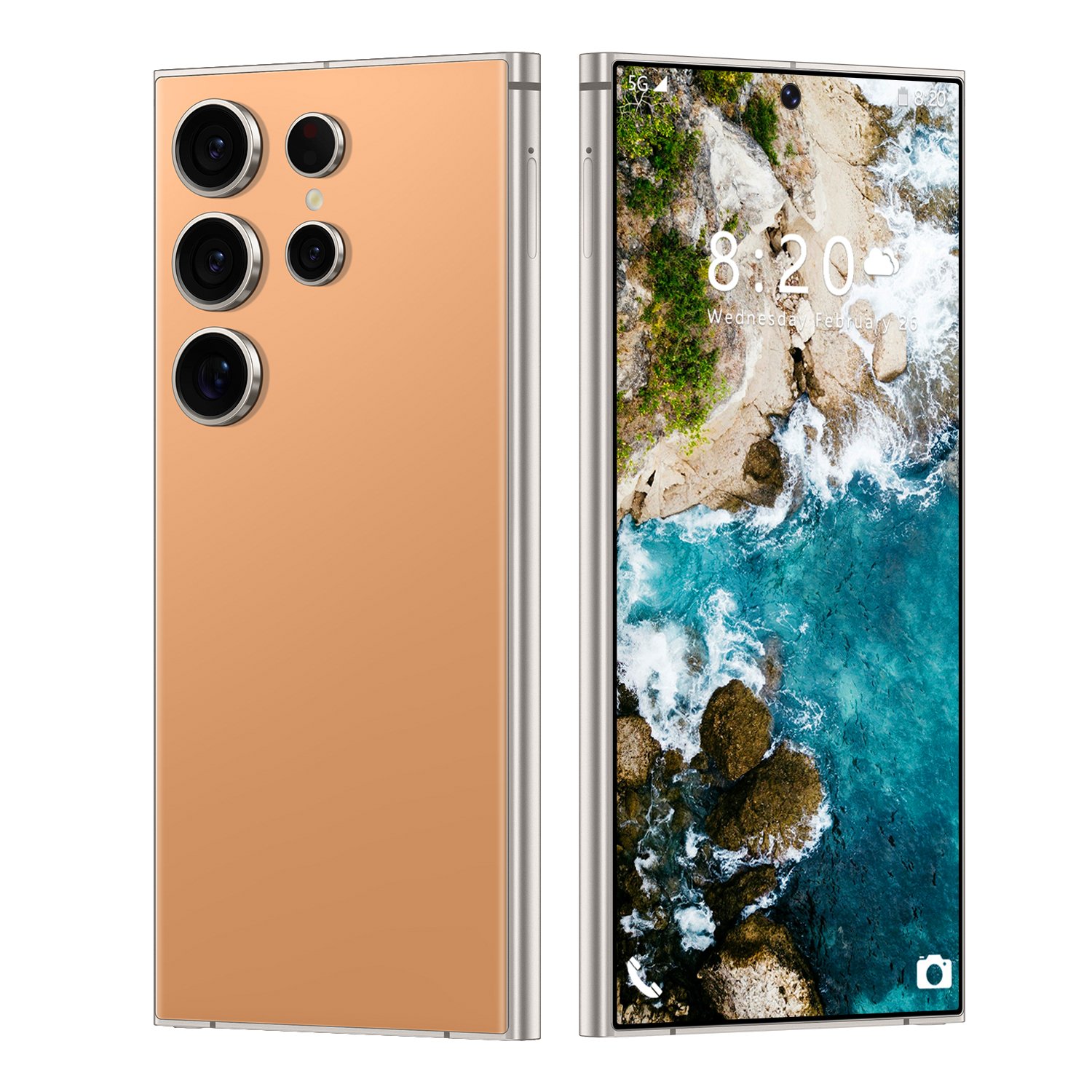 HOT S24 Ultra Dual Standby 5G Smartphone with Facial Recognition HD Screen for Gaming and 4G Version 16GB RAM Global Version NFC