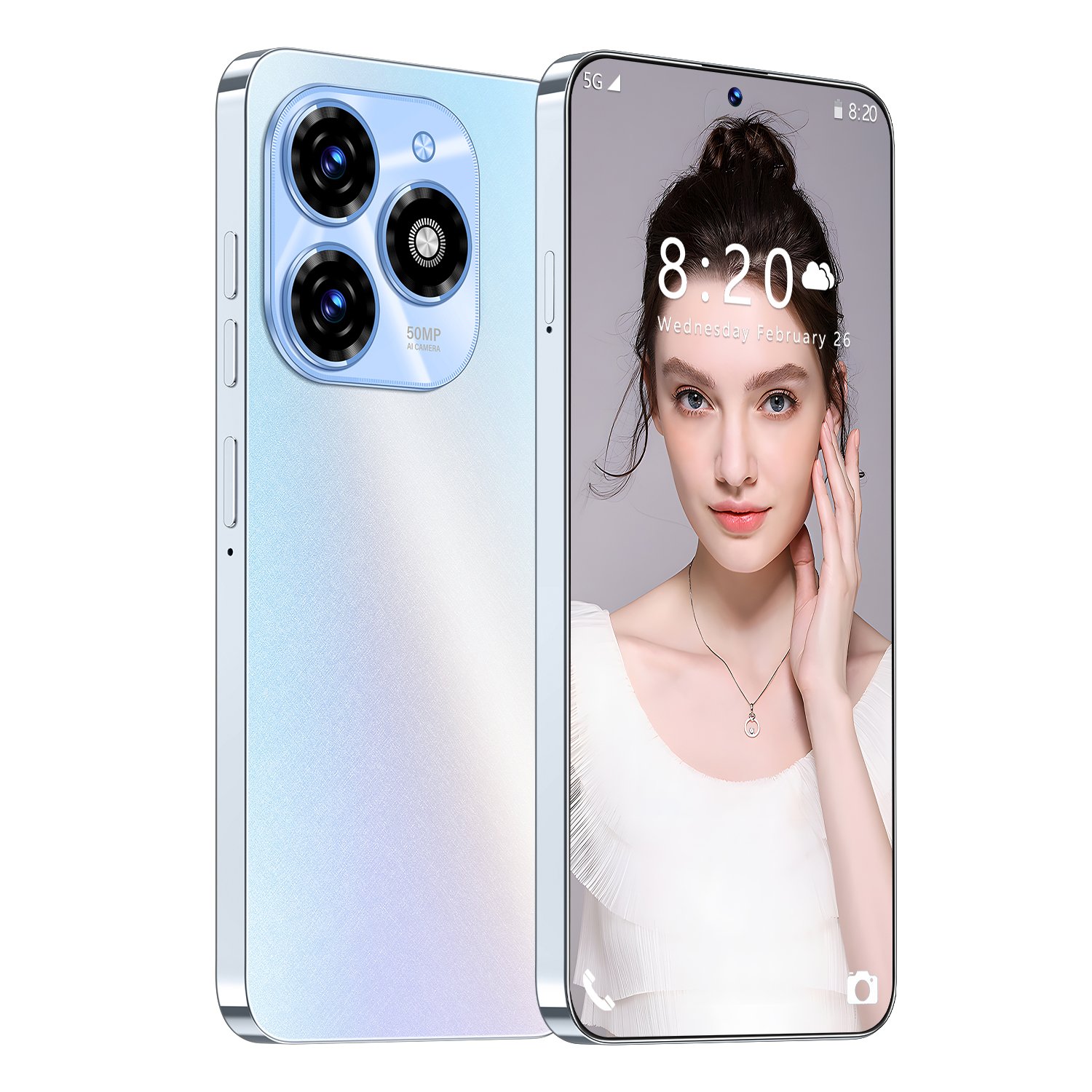 Wholesales Selling Spark 20 Pro 5G Smartphone cellphones 8+256GB 7.3Inch Big Screen Dual Sim Card Mobile Phone Beauty tecno