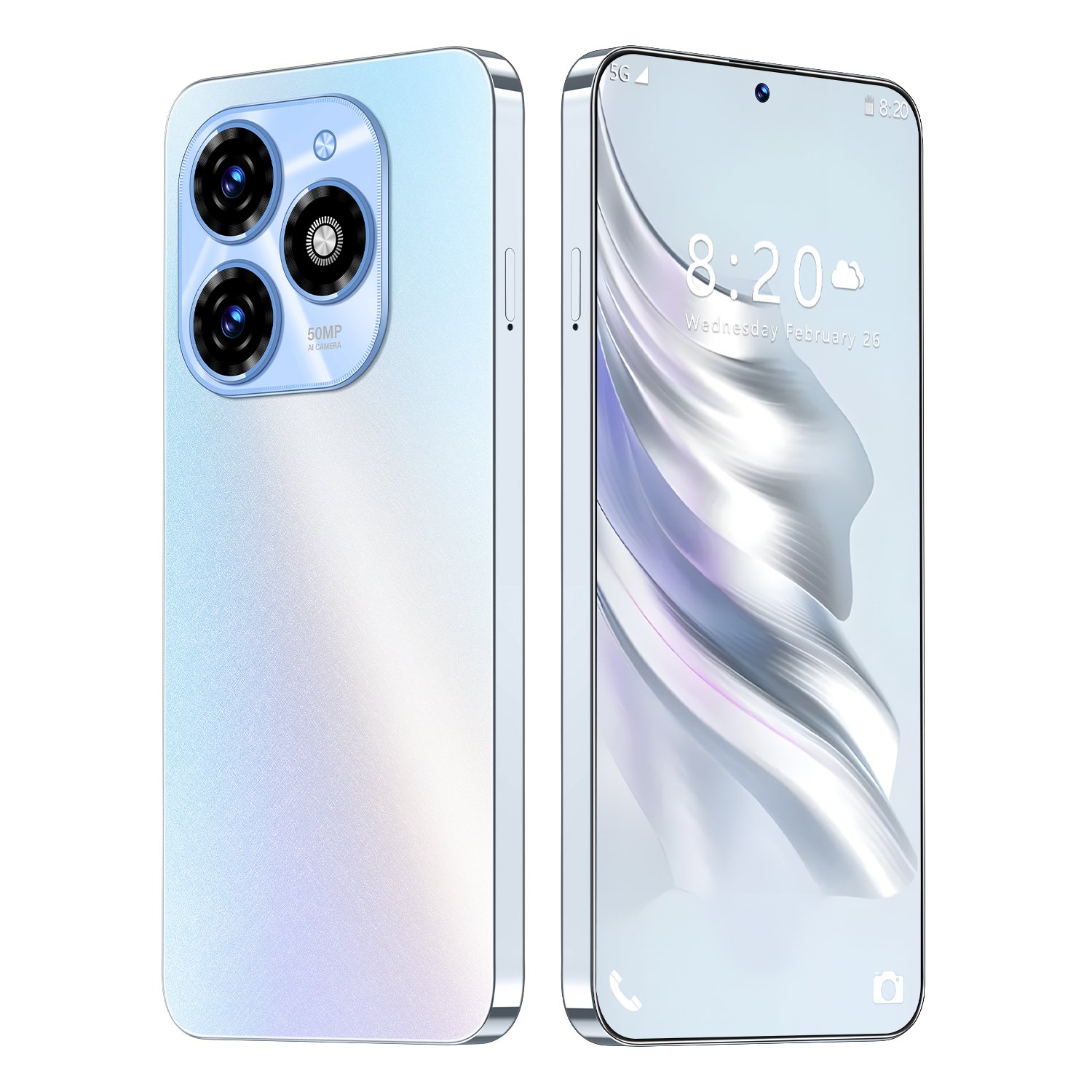 Wholesales Selling Spark 20 Pro 5G Smartphone cellphones 8+256GB 7.3Inch Big Screen Dual Sim Card Mobile Phone Beauty tecno