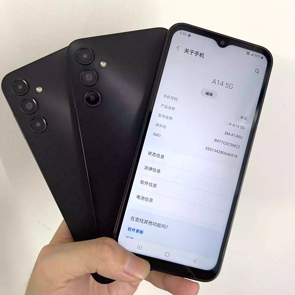 High quality hot selling 5G smartphone A14 64GB 1SIM Android cellphone celulares wholesale A13 A15 A23 mobile phone