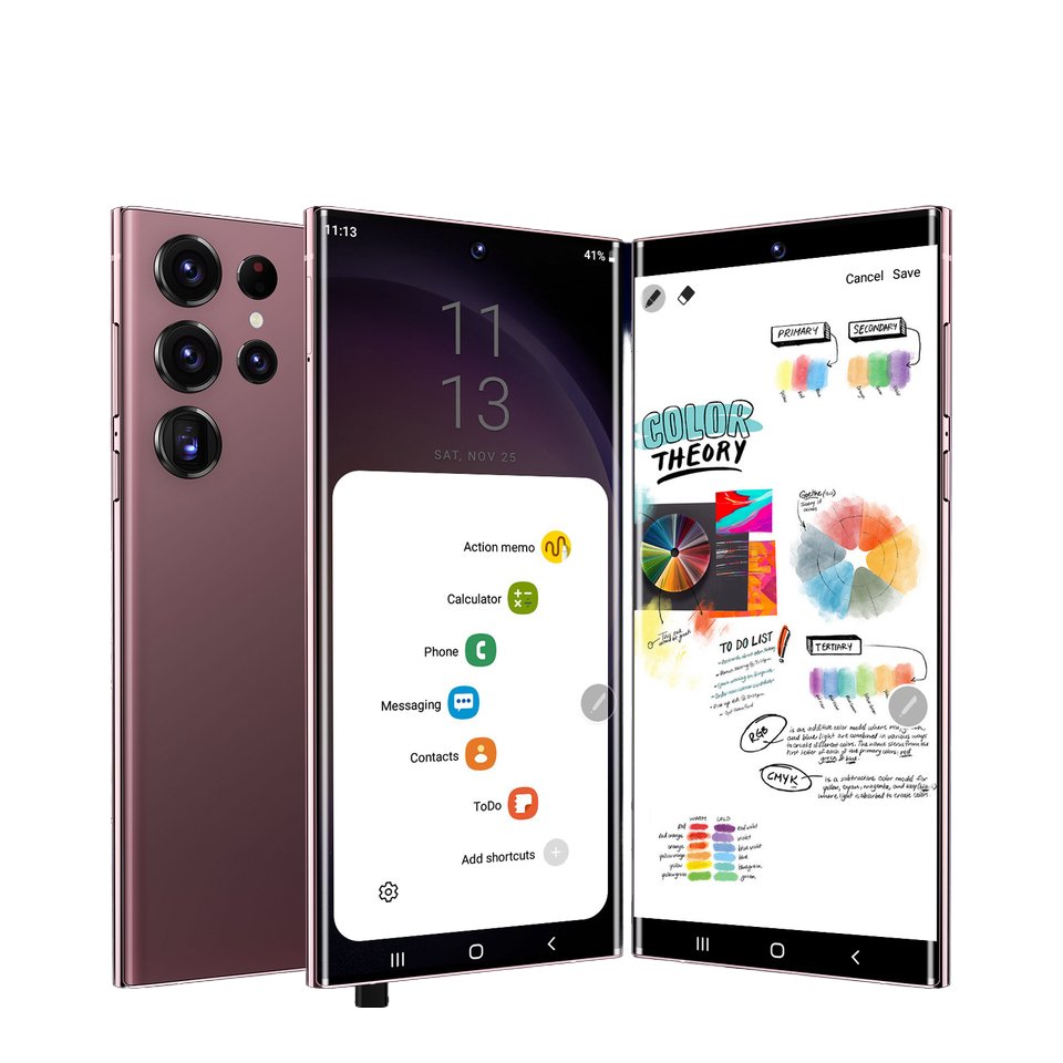 S24 Ultra Original 5g Smartphone 7.3 Inch Big Screen 12gb+512gb Smartphone Android 13 Smart Phone Teléfono