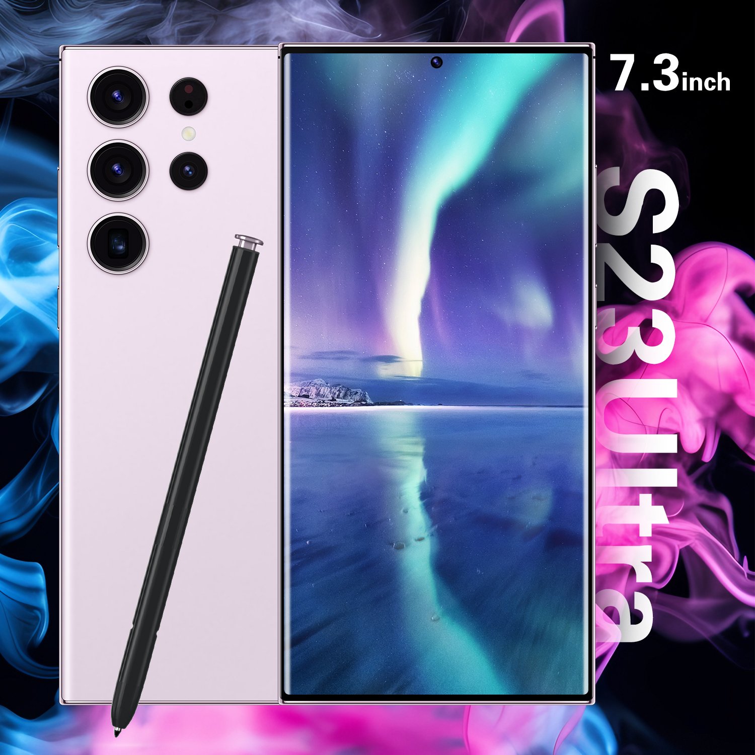 Original S24 Ultra Smartphone 7.3 Inch Android 13 Phone 8000mAh 16GB+1TB Cell phones Camera Unlock Mobile Phones 5G Handys
