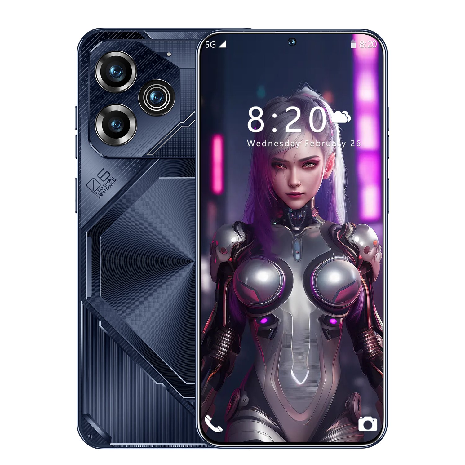 Original POVA6 Pro 16GB+1TB smartphone 10 core 5G LET phone HD screen face ID Global version mobile phone
