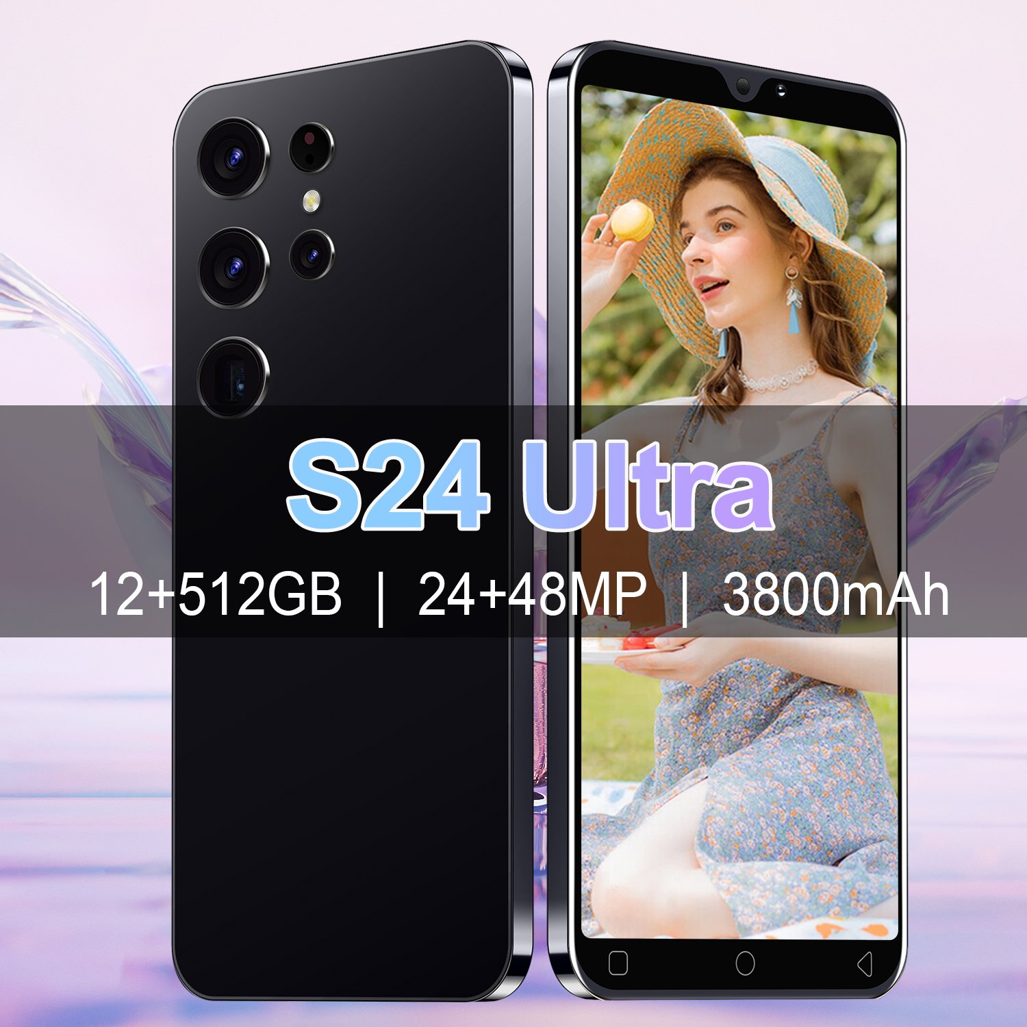 Cheap Galax S24 Ultra 16GB+1TB Smart phone Android Phone 6800mah 5G Dual SIM Dual Standby Unlocked Smartphone S24 ultra