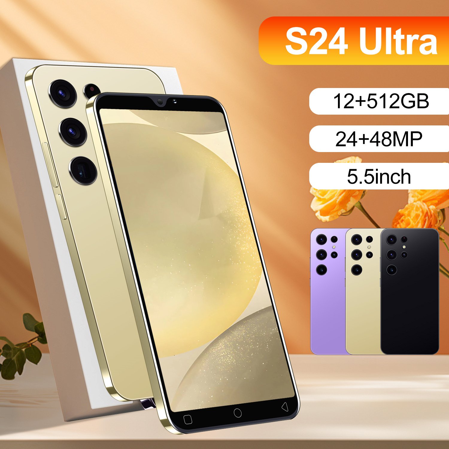 Cheap Galax S24 Ultra 16GB+1TB Smart phone Android Phone 6800mah 5G Dual SIM Dual Standby Unlocked Smartphone S24 ultra