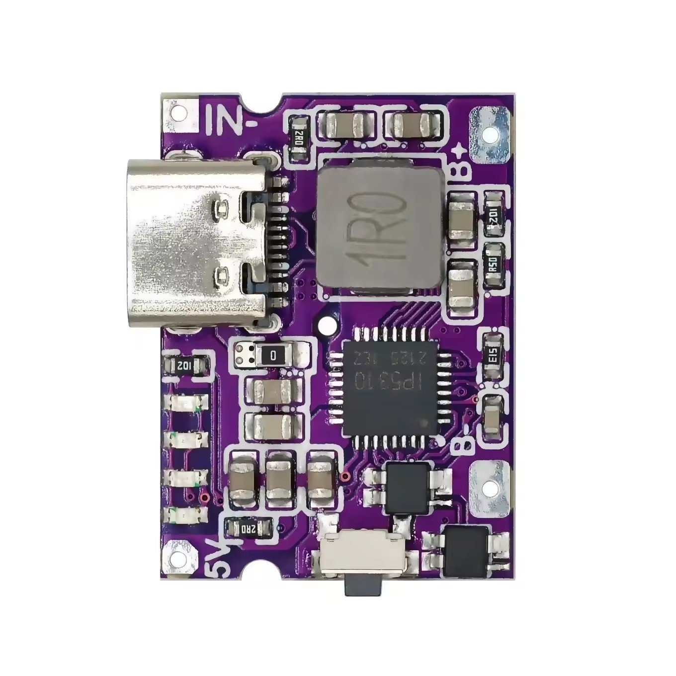 Mini type-C charger Power Bank motherboard 3A charging and discharging integrated module rechargeable mobile phone 5V to 4.2V