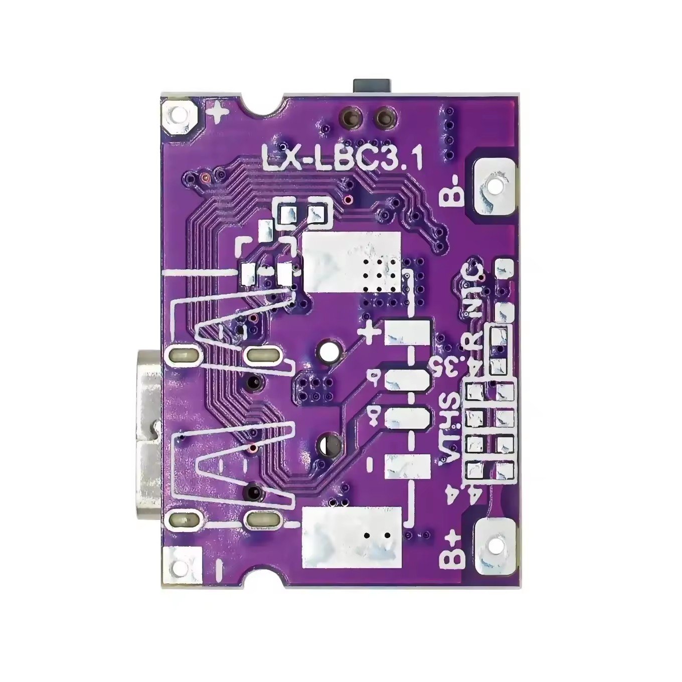 Mini type-C charger Power Bank motherboard 3A charging and discharging integrated module rechargeable mobile phone 5V to 4.2V