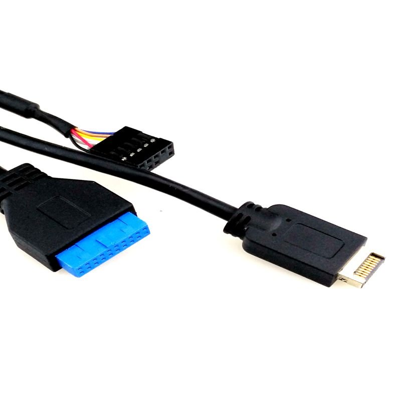 factory outlet PC Motherboard cable usb 3.0+usb c+hd audio ports i/o board+type E cable internal wire cable