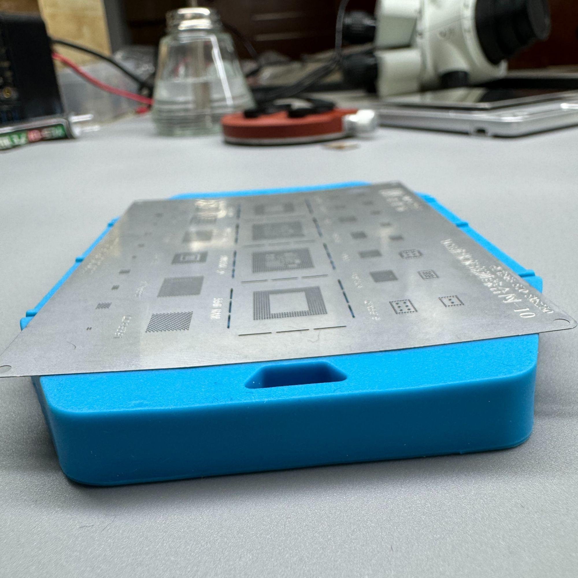 YCS Tin-planting Arc Pad Mobile Phone Motherboard CPU NAND IC Chip BGA Reballing Resistant High Temperature Magnetic Repair Mat