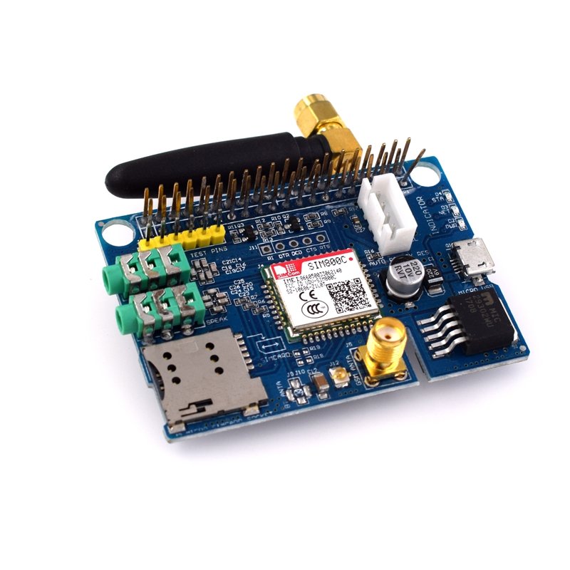 SIM800C SMS GSM GPRS Module Quad-band Development Board for Raspberry Pi HW-592