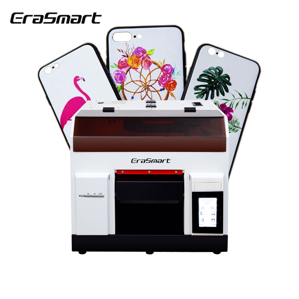 Erasmart Uv Printer A4 Business Card Printer Machine Mobile Mini Hp Printer For Phone Case Photo