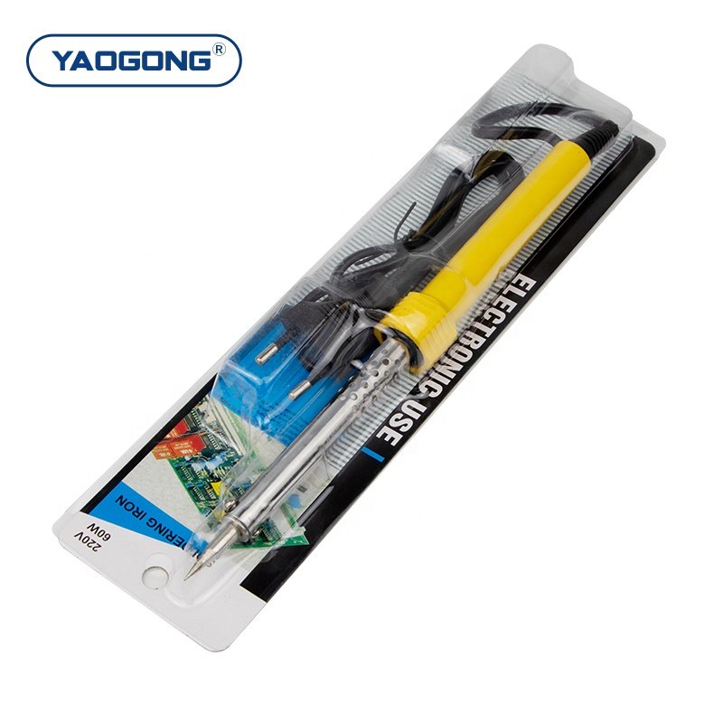 YAOGONG Electric Soldering Iron Pen 30W 40W 60W 80w 100w 110v 220v Plastic Handle External Heat Solder Iron Mobile Repair Tools