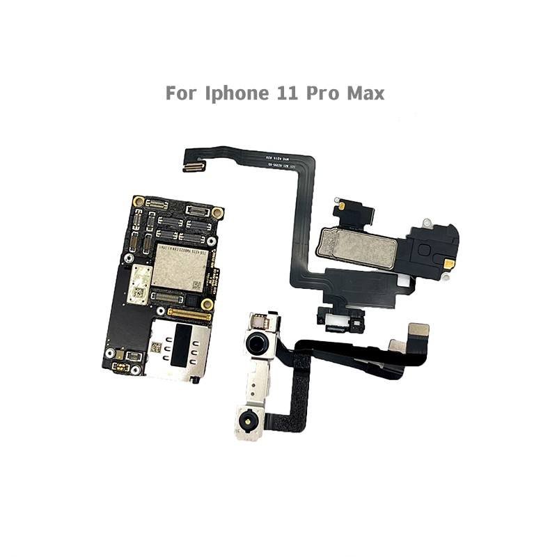 Full Working For iPhone 11 11p 11pro Max Motherboard With Face ID 64GB 128GB 256GB Logic board 100% Original Unlocked Mainboard