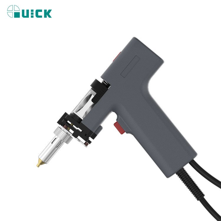QUICK TV2 Desoldering & Absorbing Tin Gun 200W Solder vacuum degree 650mmHg For Mobile Phone Motherboard Disassembly Repair Tool