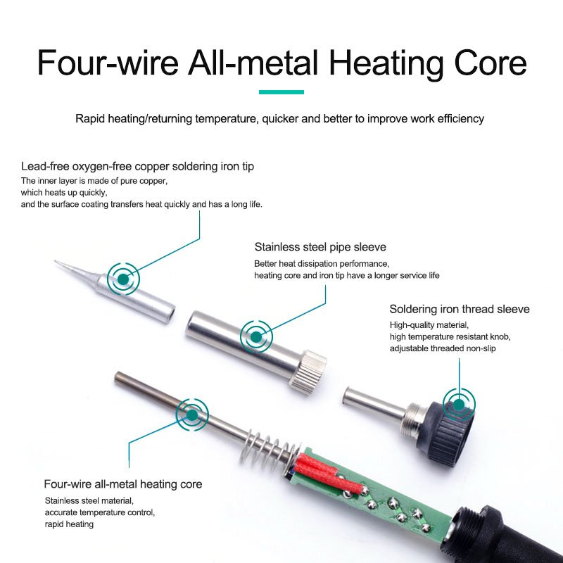 8686D+ 2 in 1 Rework Station Hot Air Gun Electric Soldering Iron Mobile Phone Screen Motherboard Lead-free Phone Repair