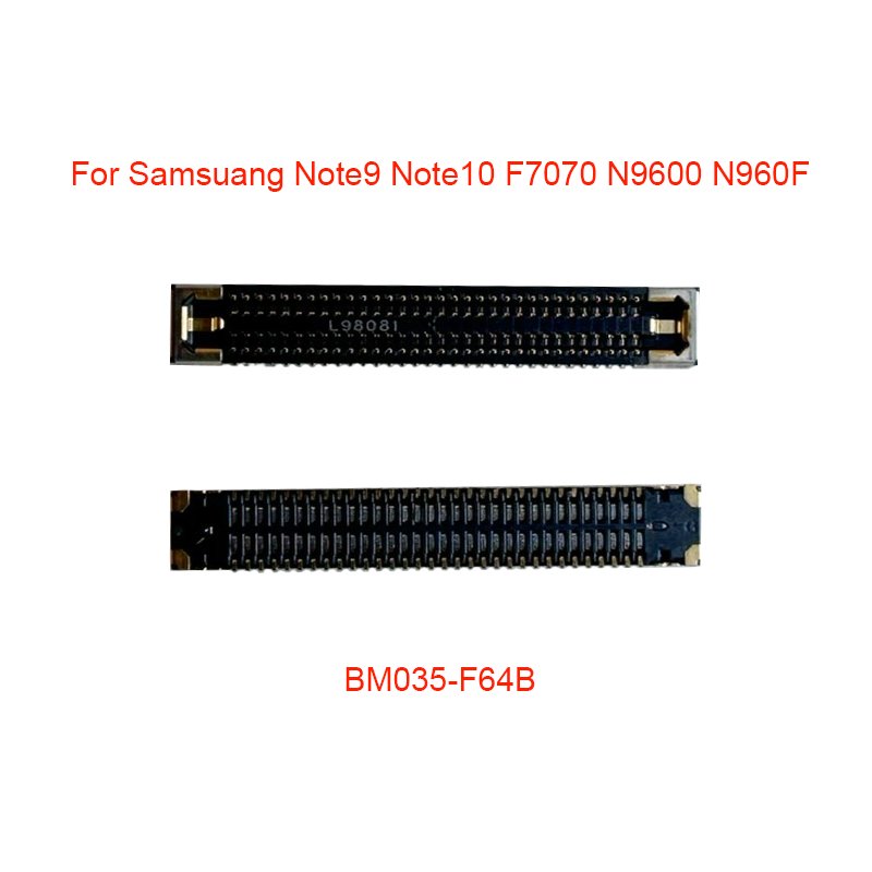 LCD FPC Connector On flex cable For Samsung Galaxy S20 Note20 Note9 F7070 N9600 N960F Display Screen Flex FPC Connector