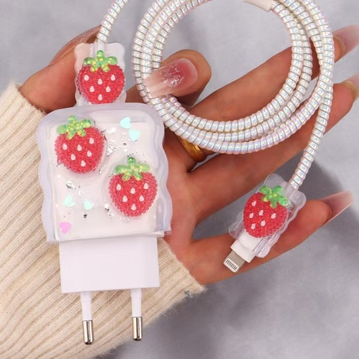 for 45W/25W mobile phone charger protection egg anti-folding of data cable winding rope