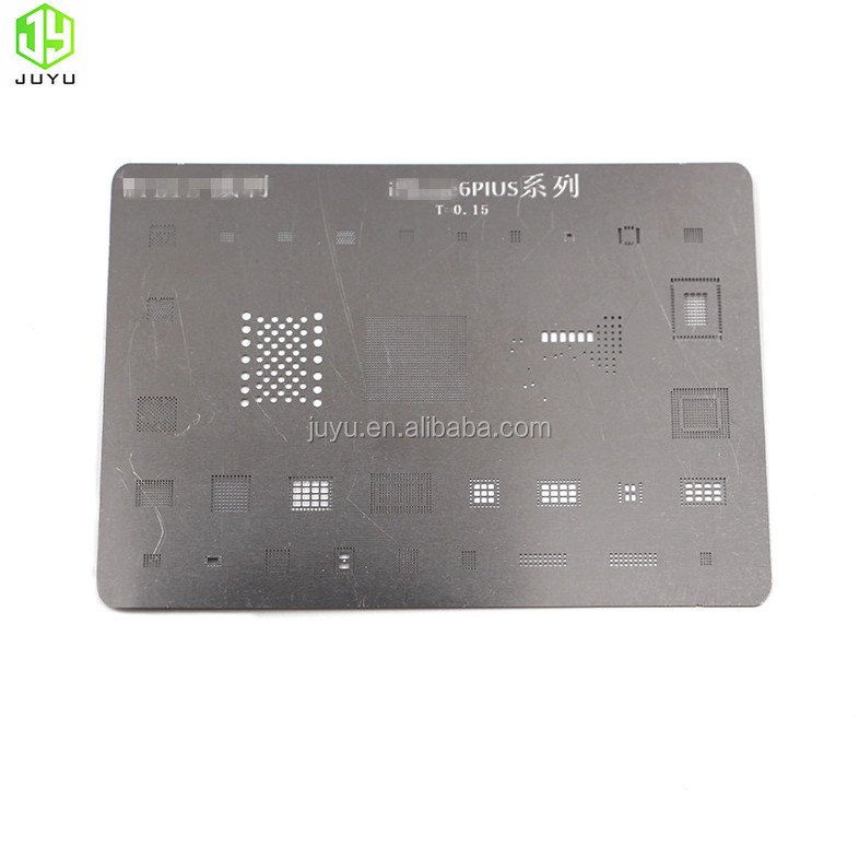 mobile phone ic reballing stencils for iphone 5s/6/6P/6S/6SP/7/7P/8/8X bga ic reball kit stencil kit