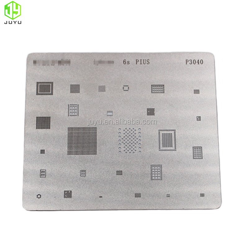 mobile phone ic reballing stencils for iphone 5s/6/6P/6S/6SP/7/7P/8/8X bga ic reball kit stencil kit