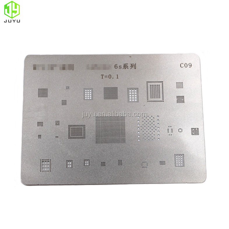 mobile phone ic reballing stencils for iphone 5s/6/6P/6S/6SP/7/7P/8/8X bga ic reball kit stencil kit