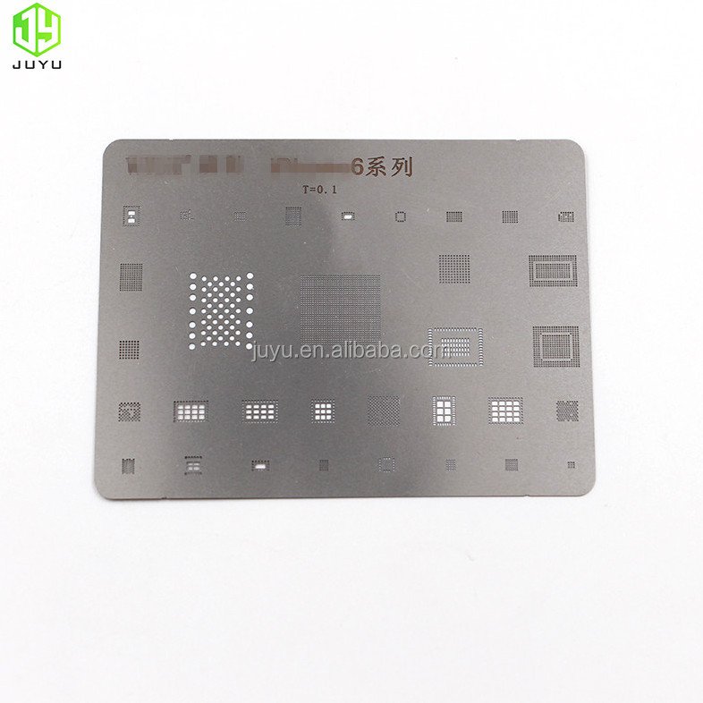 mobile phone ic reballing stencils for iphone 5s/6/6P/6S/6SP/7/7P/8/8X bga ic reball kit stencil kit