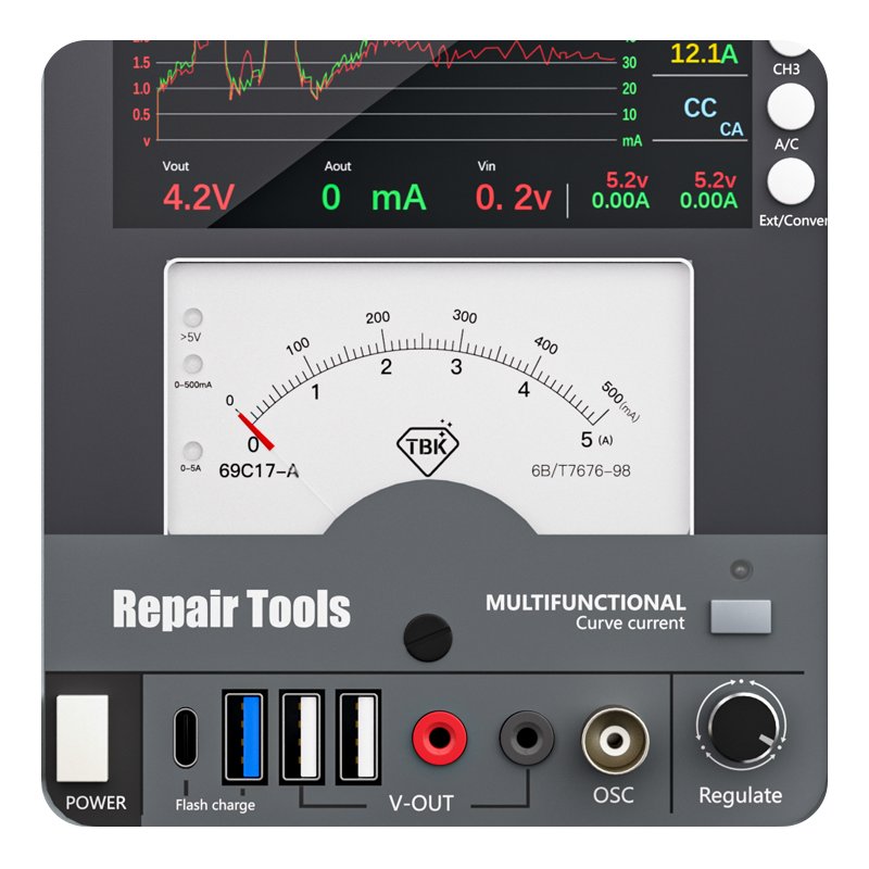 2024 New product TBK217A Curved Regulated Power Supply with Built-in 30V5A for Motherboard Current Detection