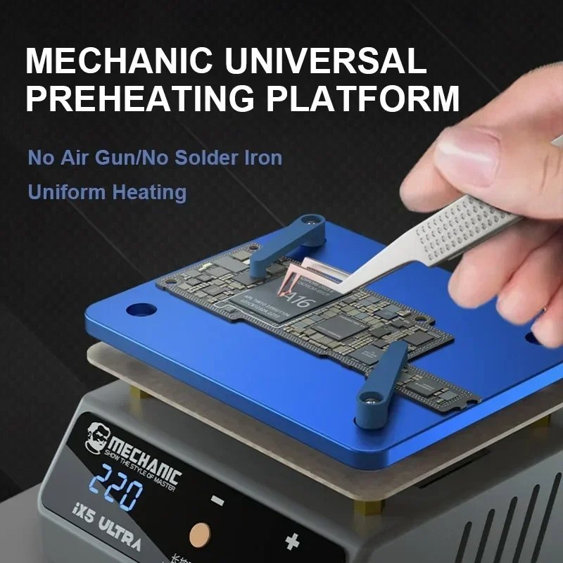 Preheating Station MECHANIC IX5 ULTRA Layered Preheater Platform Anti-Spray Tin For X XS MAX 11 12 13 14 15 PRO MAX